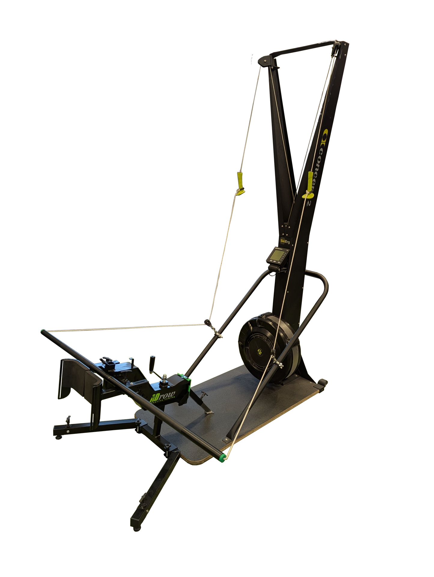2st ADrow inkl ADkayak tillbyggnadsset Concept2 SkiERG plus Concept2 RowERG